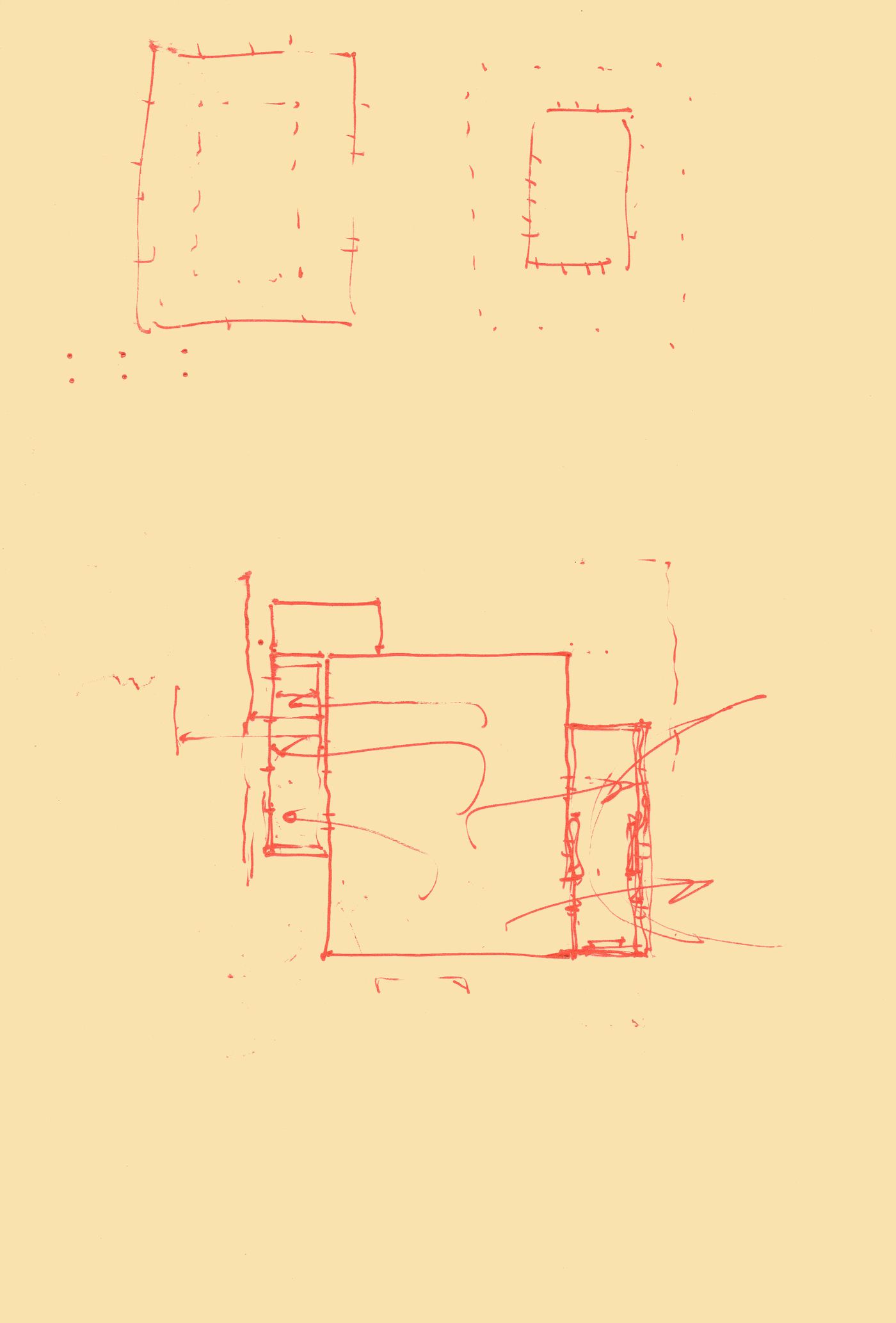 House in Chennai : sketch plan
