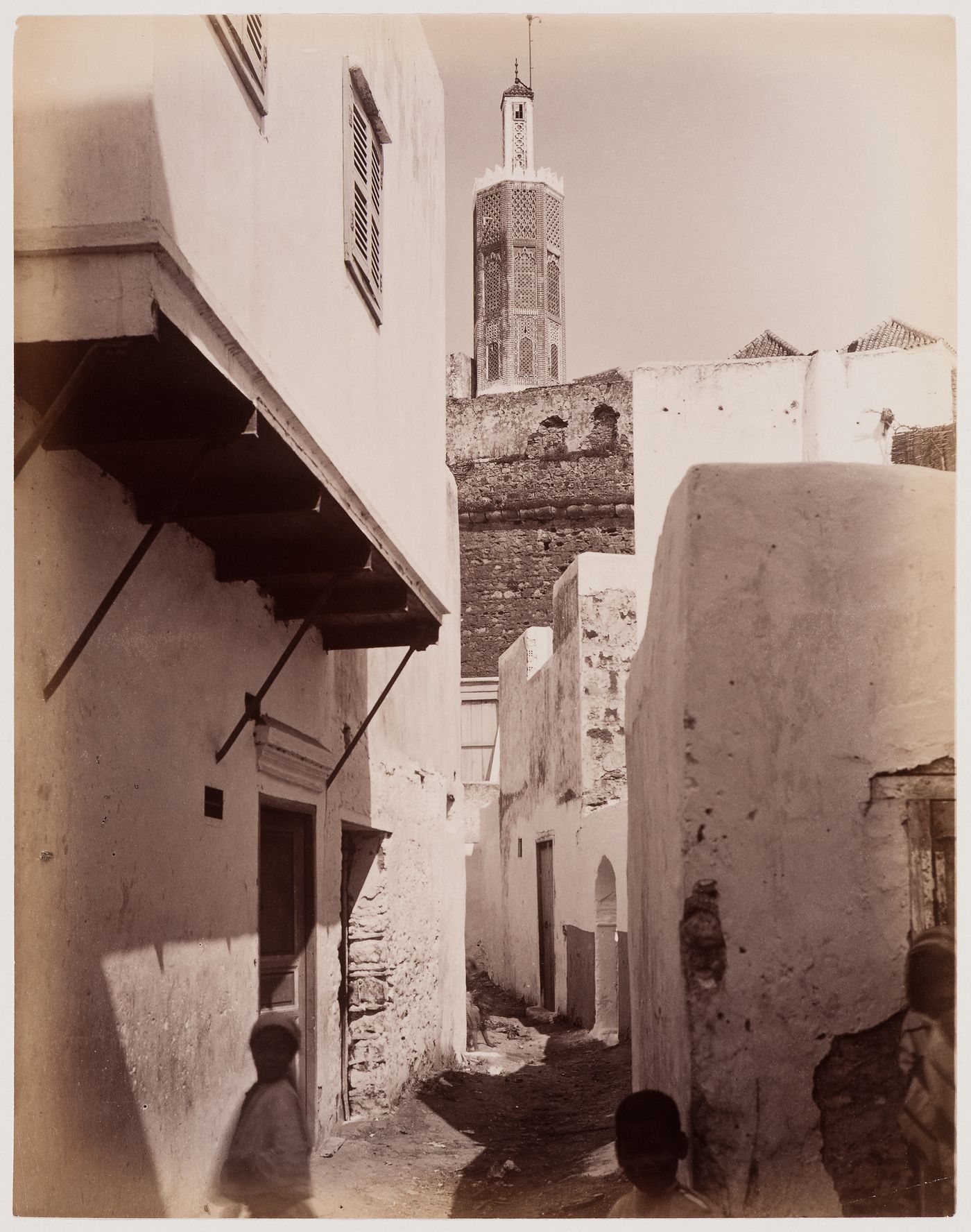 Street in the old medina of Tangier, Morocco