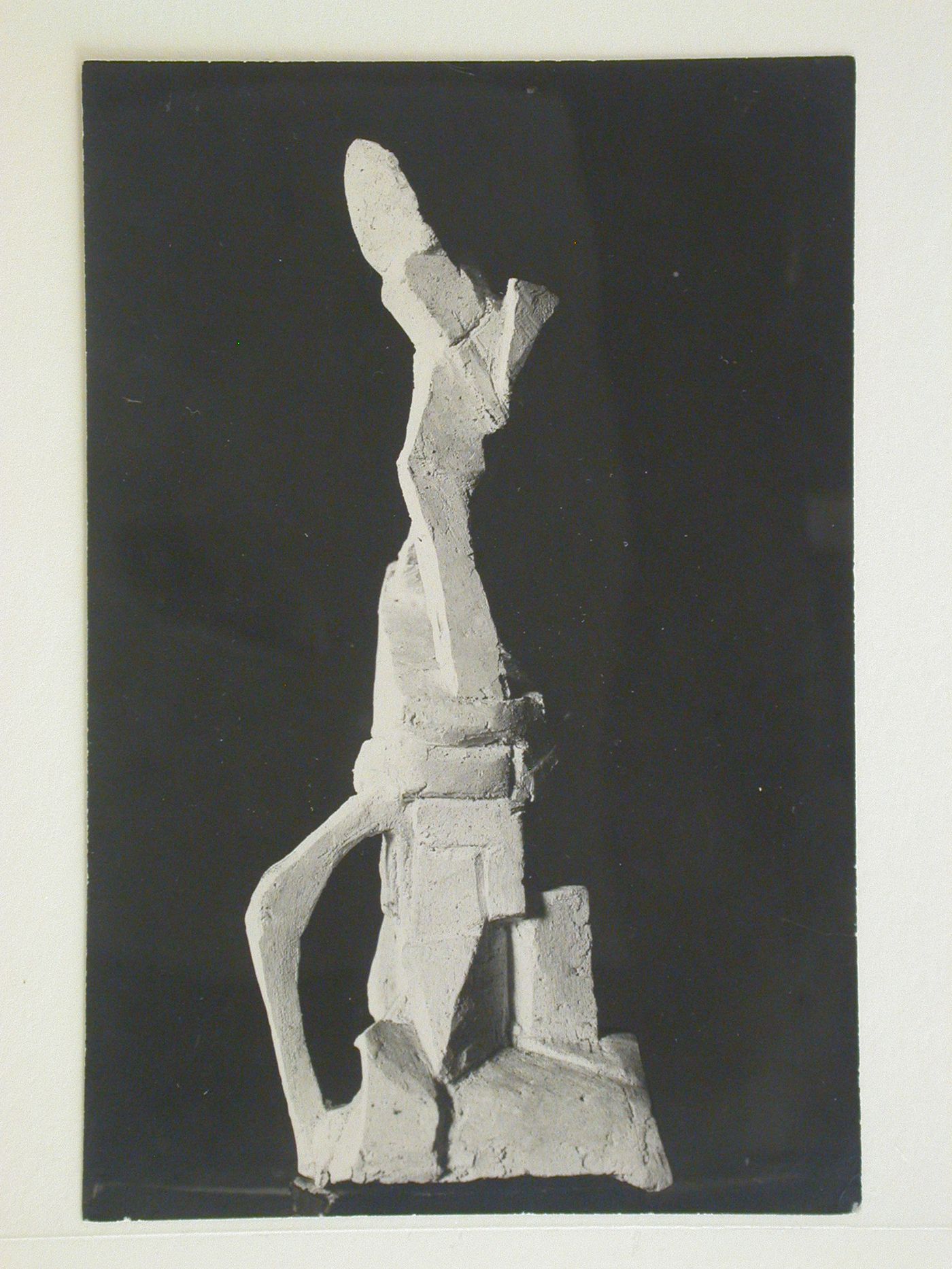 Photograph of model for monument to Liberated Labour, Moscow, Russia