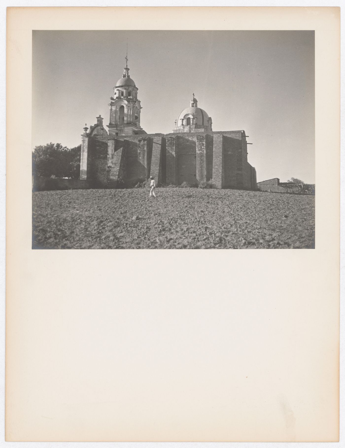 View of a church, near Cholula, Mexico