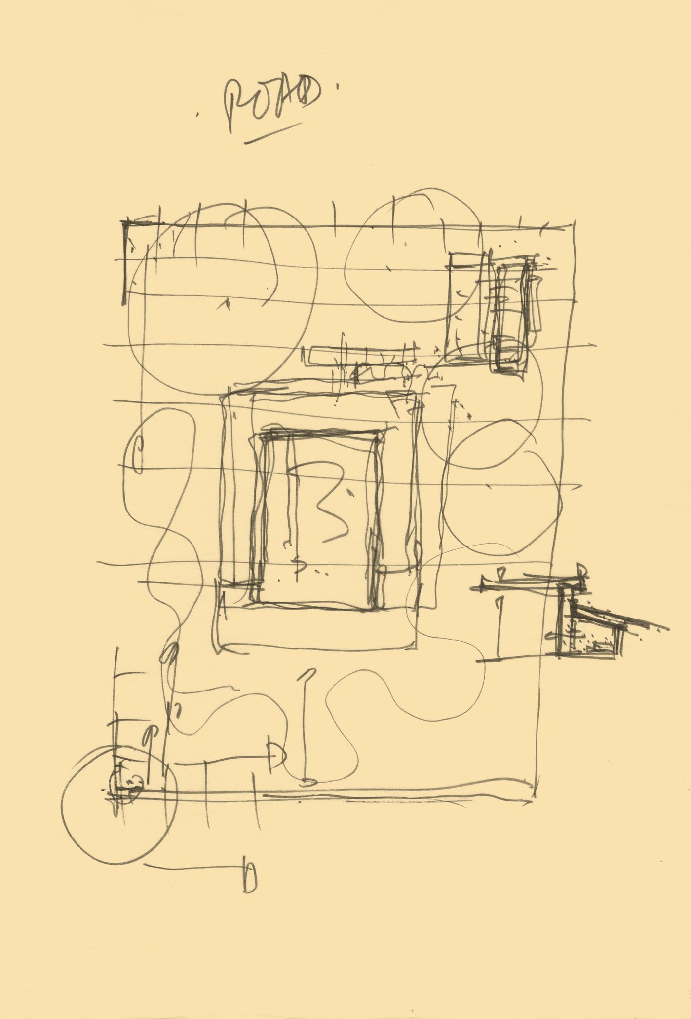 House in Chennai : sketch plan