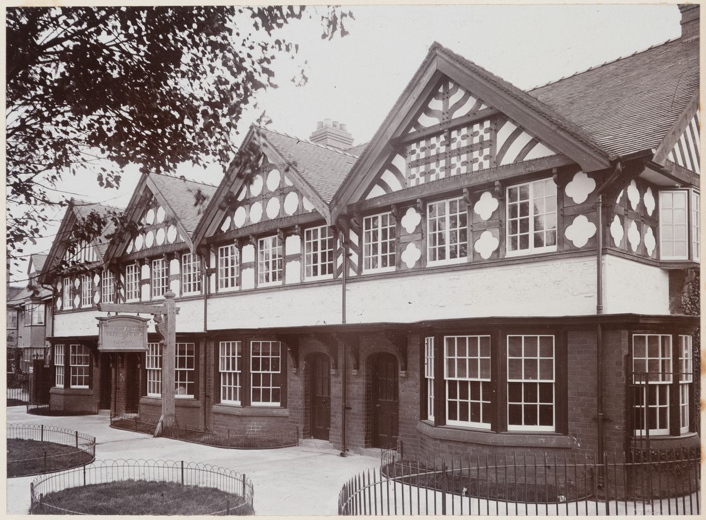 Exterior view of Lever free library, Port Sunlight, England, United Kindgom