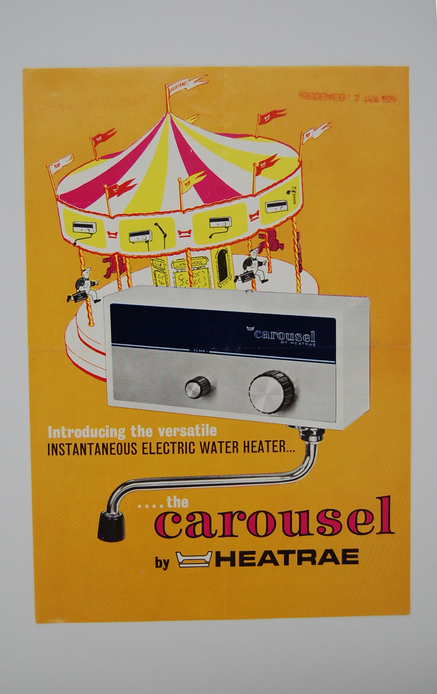 Introducing the versatile instantaneous electric water heater... ....the carousel by Heatrae