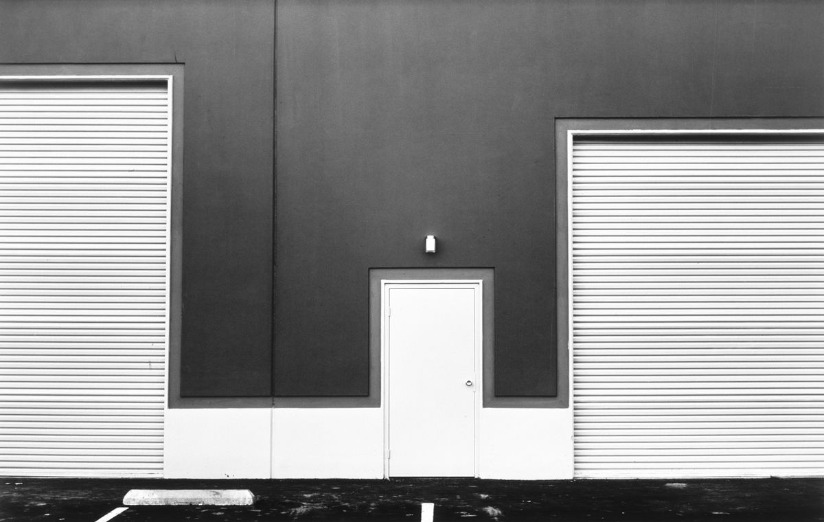 Lewis Baltz. Southwest Wall, Ware, Malcolm and Garner, 16722 Hale, Irvine. Element number 43 of The new Industrial Parks near Irvine, California, United States. 1974