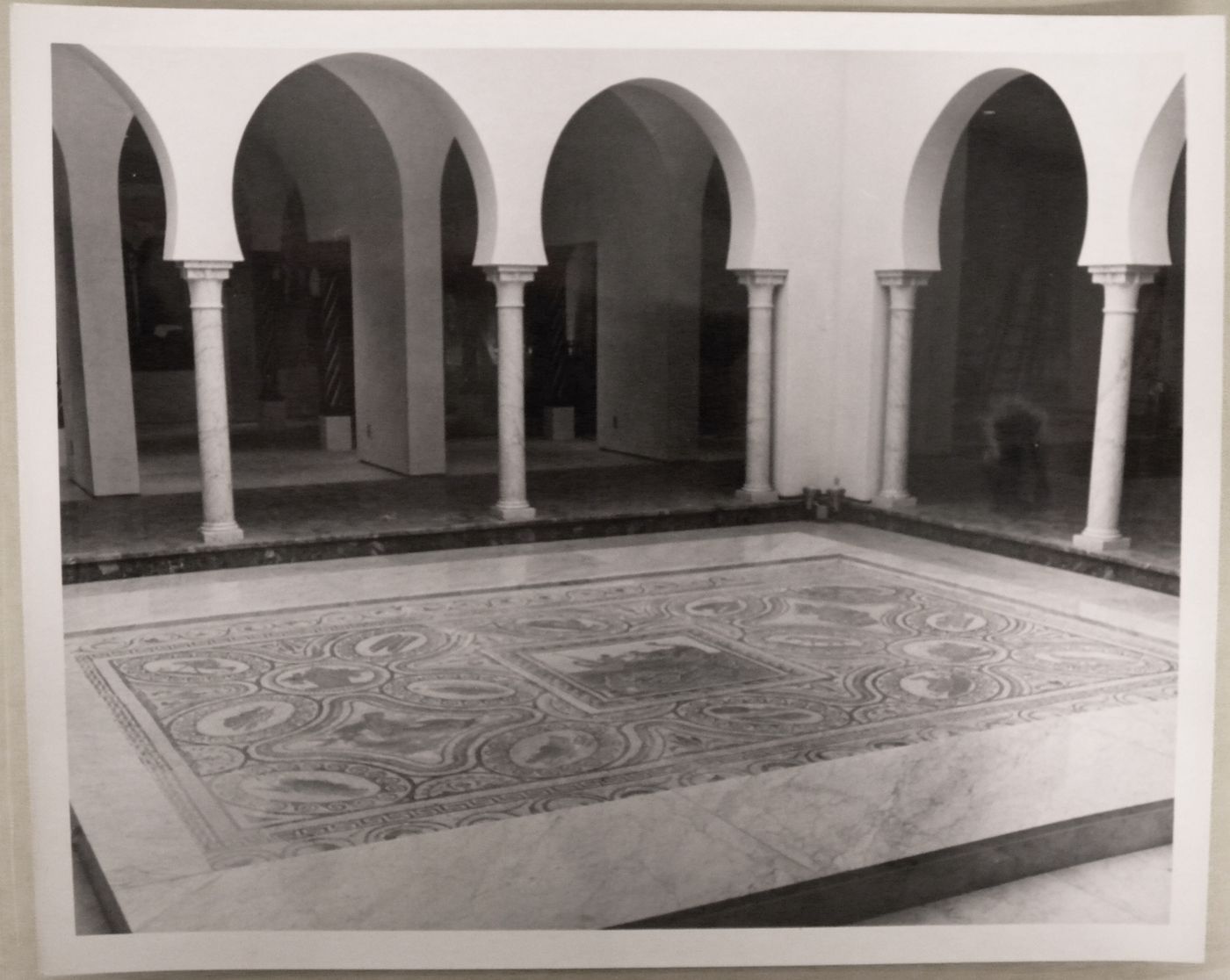 View of a mosaique at the Tunisian Pavilion, Expo 67, Montréal, Québec