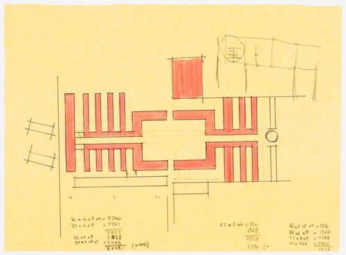Project for redevelopment of the Campo di Marte area of La Giudecca, Venice, Italy: sketch plan