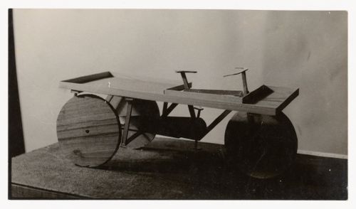 Photograph of rehri model