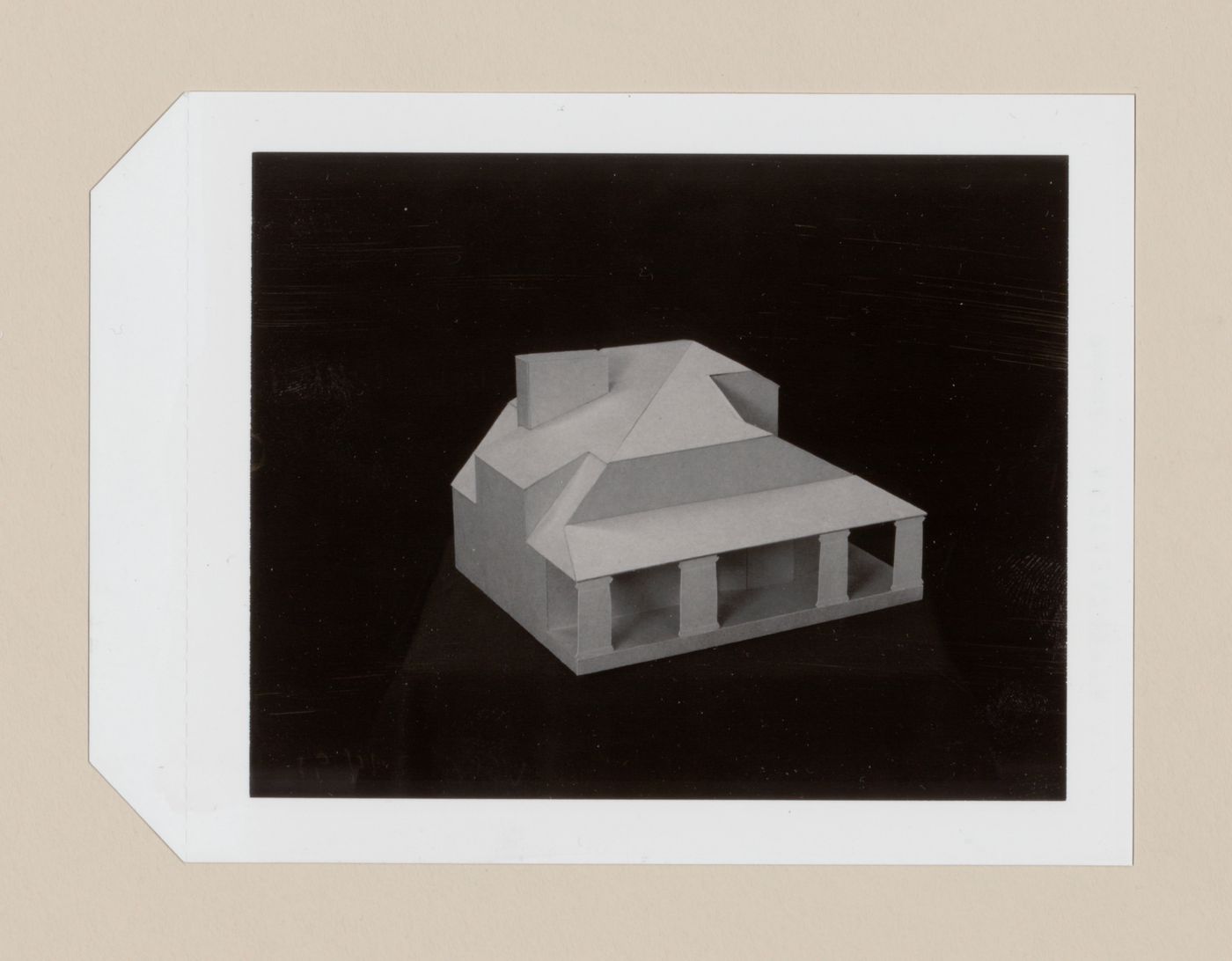 Study model for the Hanks-Paré Residence, Tuxedo Park, New York