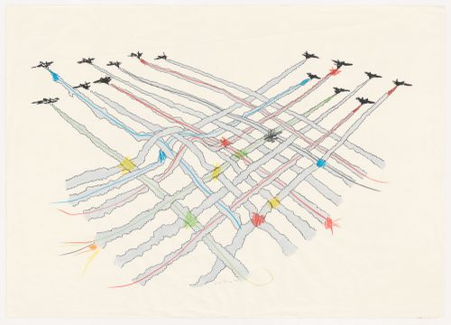 Inprisonment proposal drawing for Proposte per il concorse Trigon