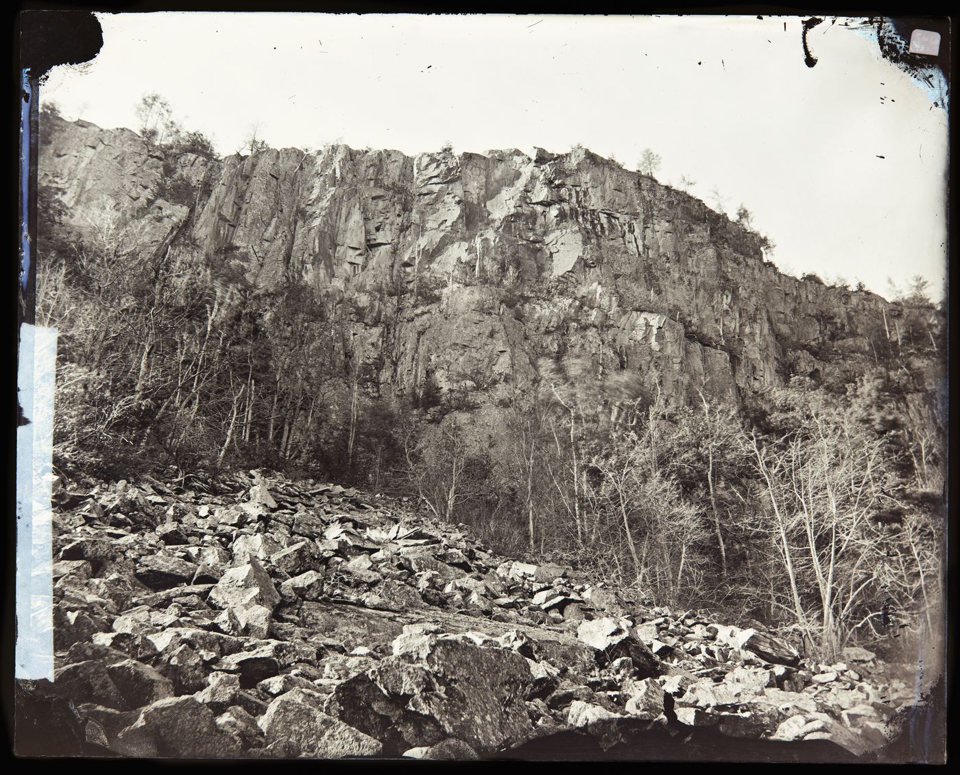 View of unidentified rock cliffs, United States of America