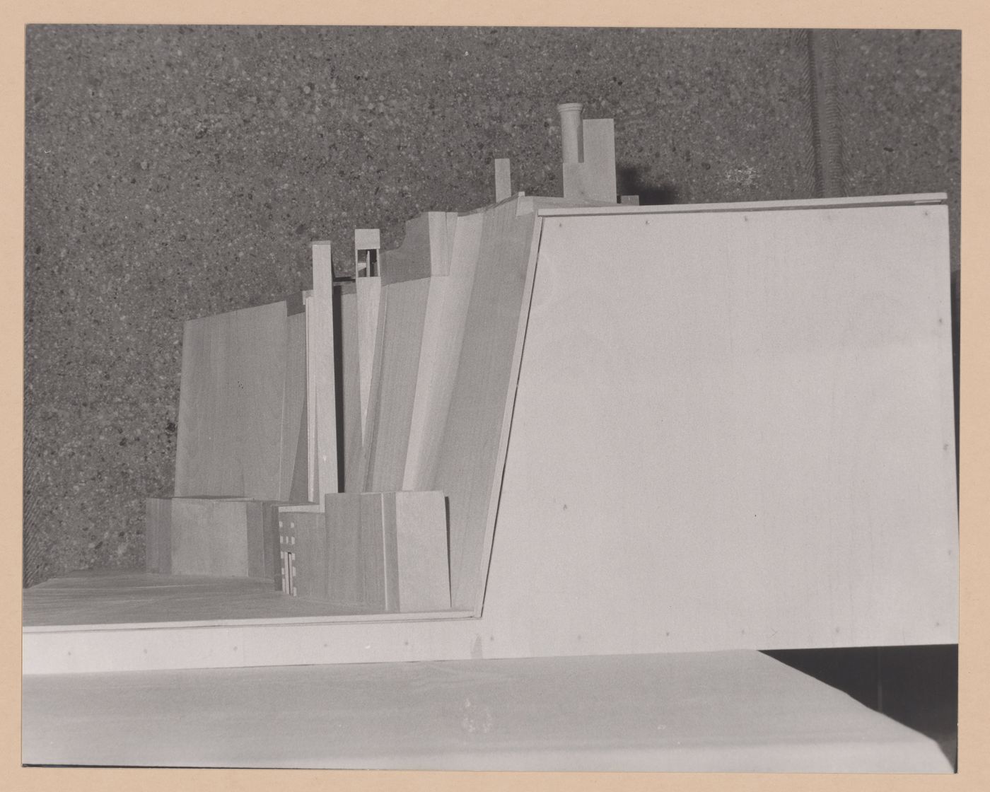 View of model for Ampliação do Casino e Restaurante Winkler, Salzburg, Austria