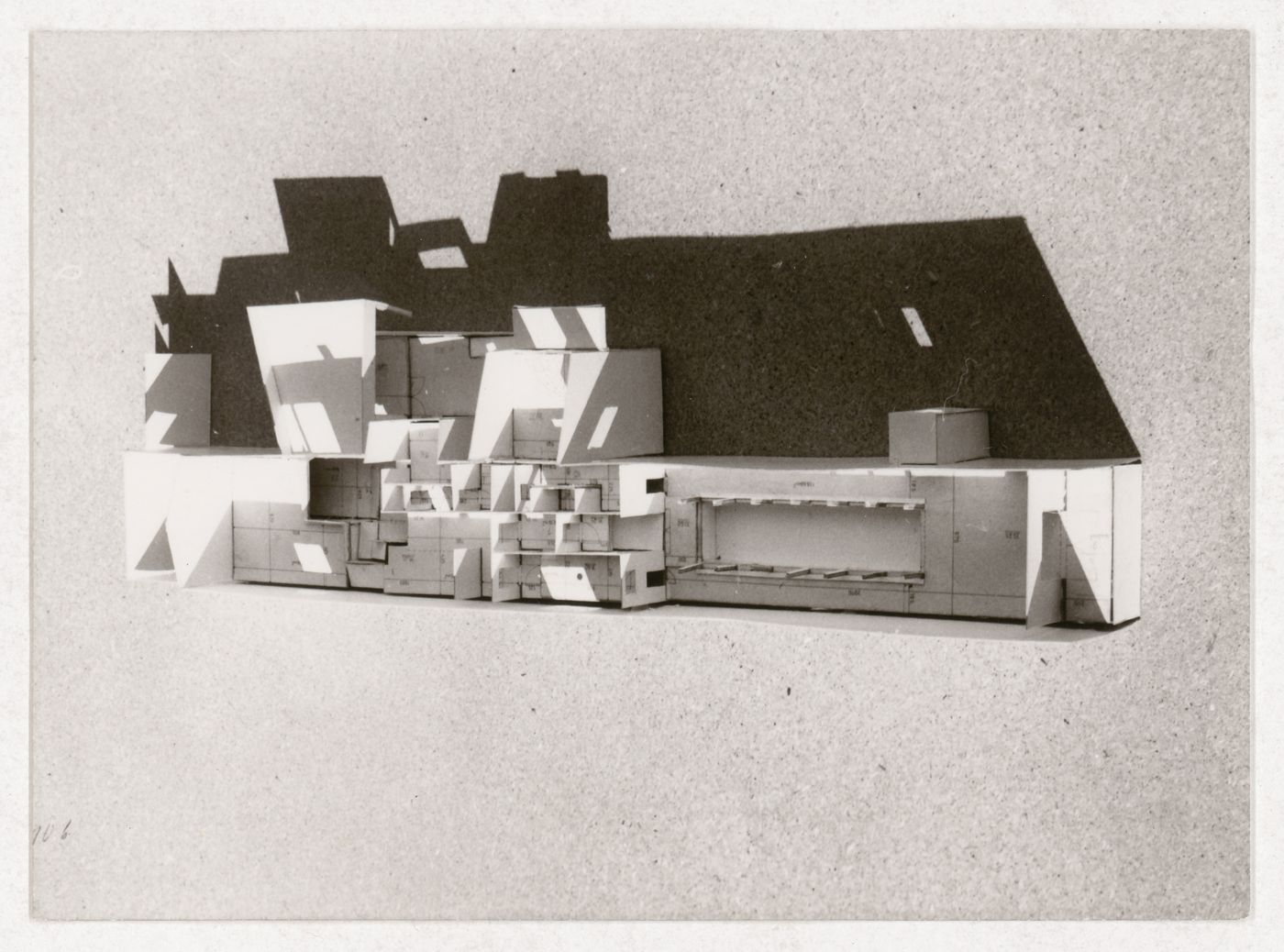 View of model for Casa Erhard Josef Pascher, Sintra, Portugal