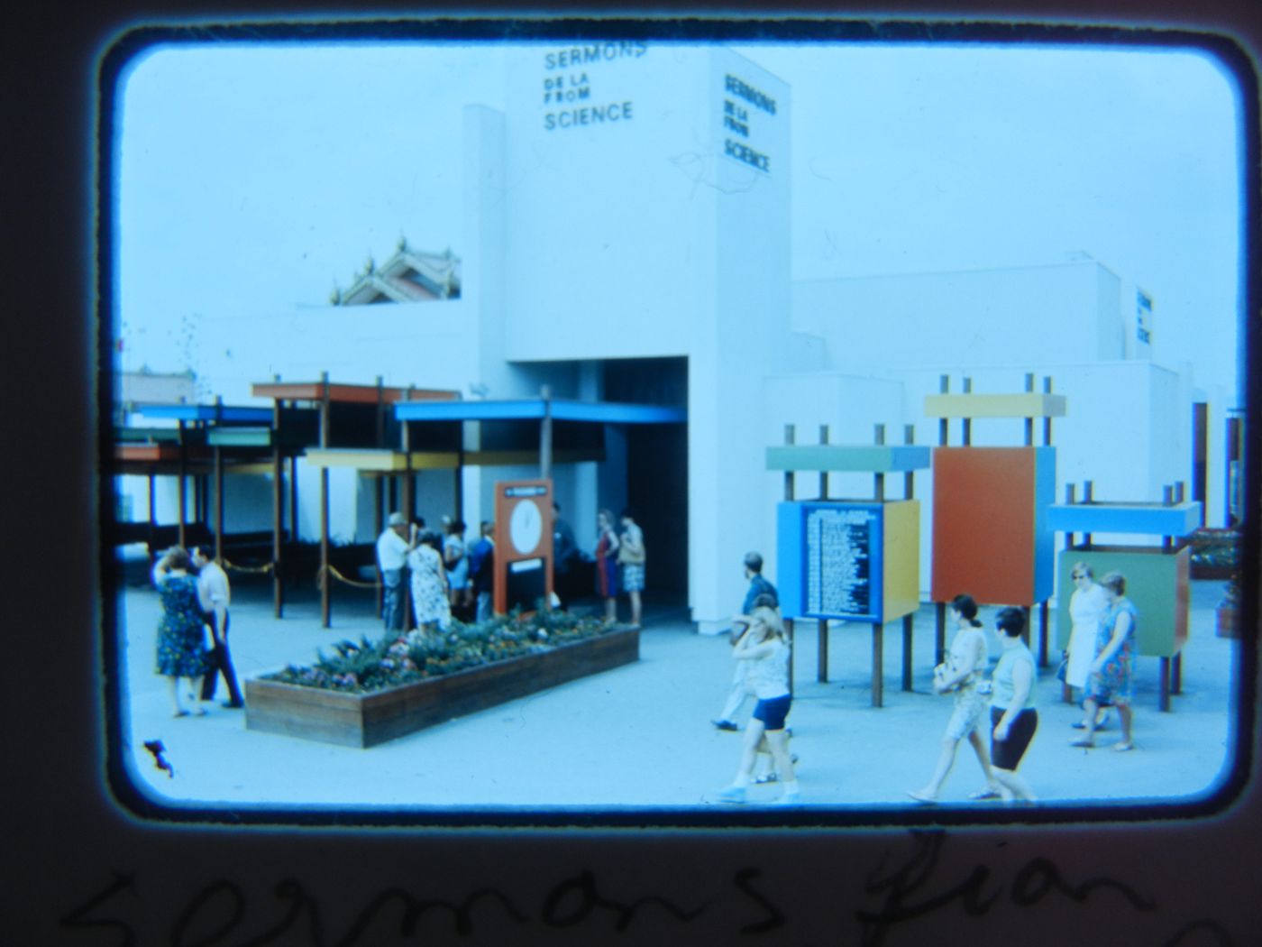 View of the Sermons from Science Pavilion, Expo 67, Montréal, Québec