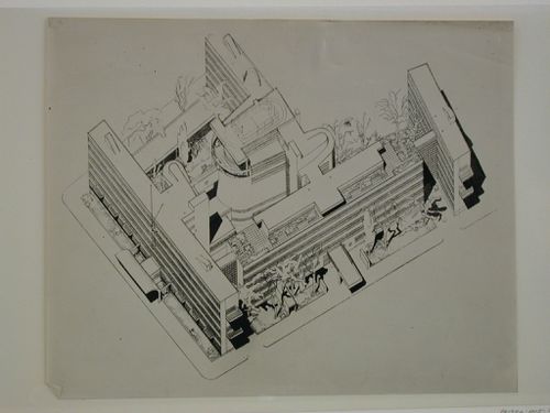 Bâtiment de l'Union des Coopérateurs à Moscou. U.R.S.S. Le Corbusier et P. Jeanneret, architectes à Paris