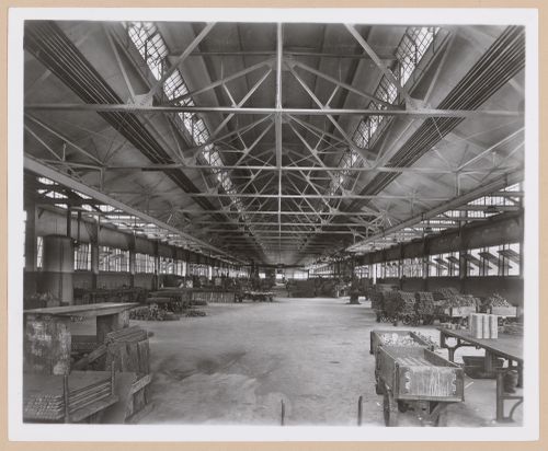 Interior of the Ford Motor Company, Highland Park Plant,  Highland Park, Michigan