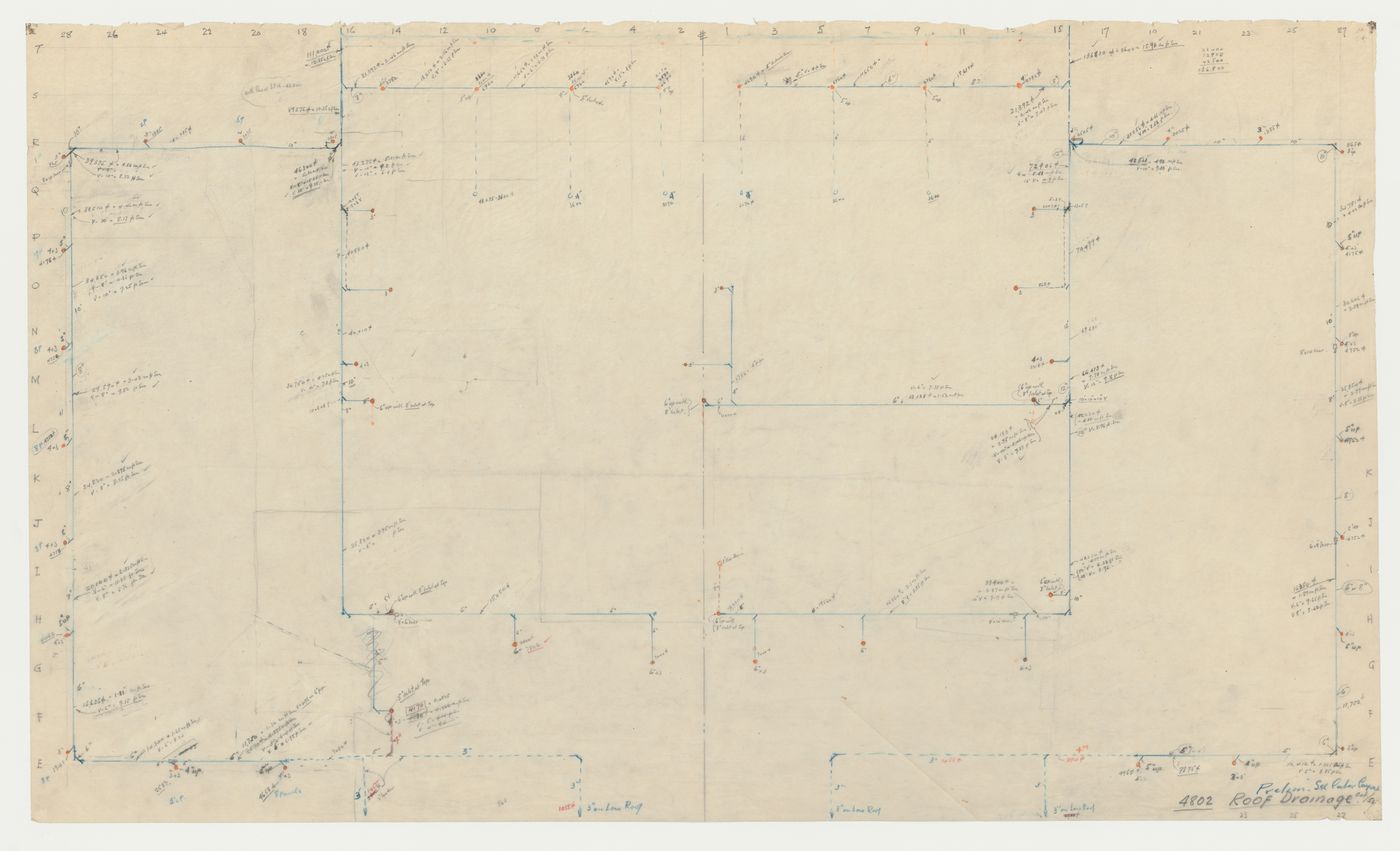 Étude du drainage de la toiture, Imprimerie Nationale du Canada, Hull, Québec, Canada