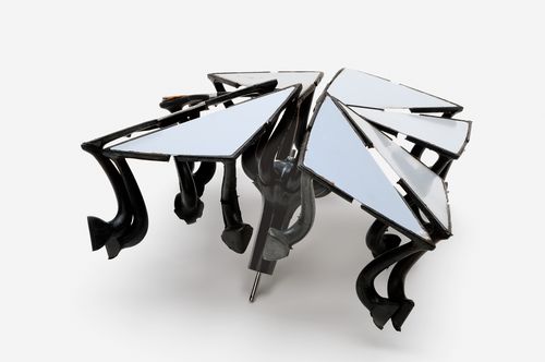 Metal surface and black rubber surface prototype, HypoSurface