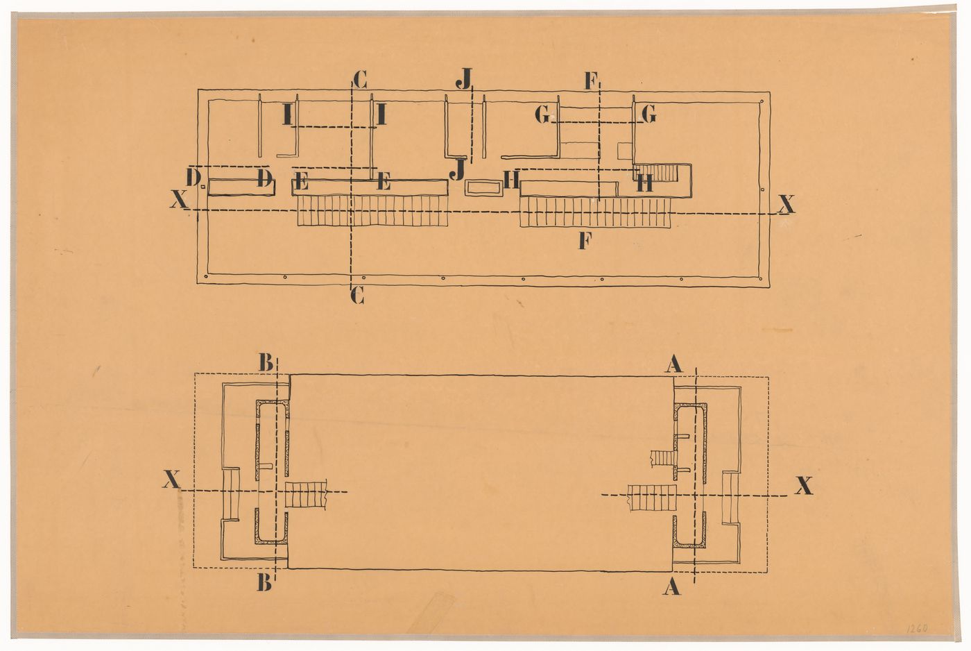 Floor plan for Casa sobre el arroyo, Mar del Plata, Argentina
