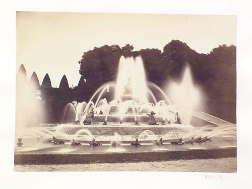 Detail view of Latona fountain, Versailles, France