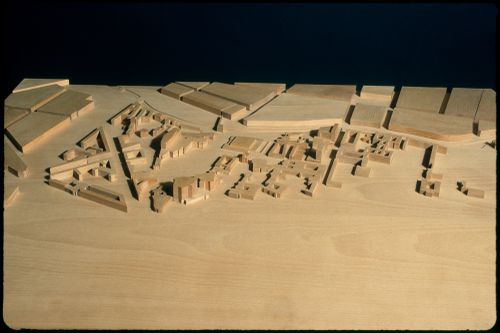 View of model for Kulturforum, Berlin, Germany
