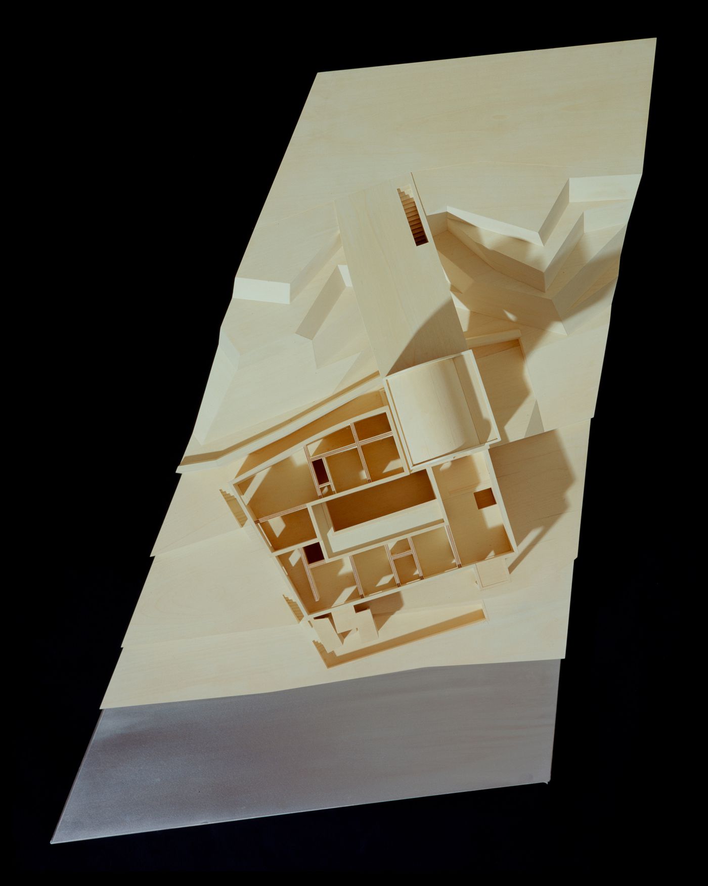 View of model for Casa Mário Bahia [Mário Bahia house], Gondomar, Portugal