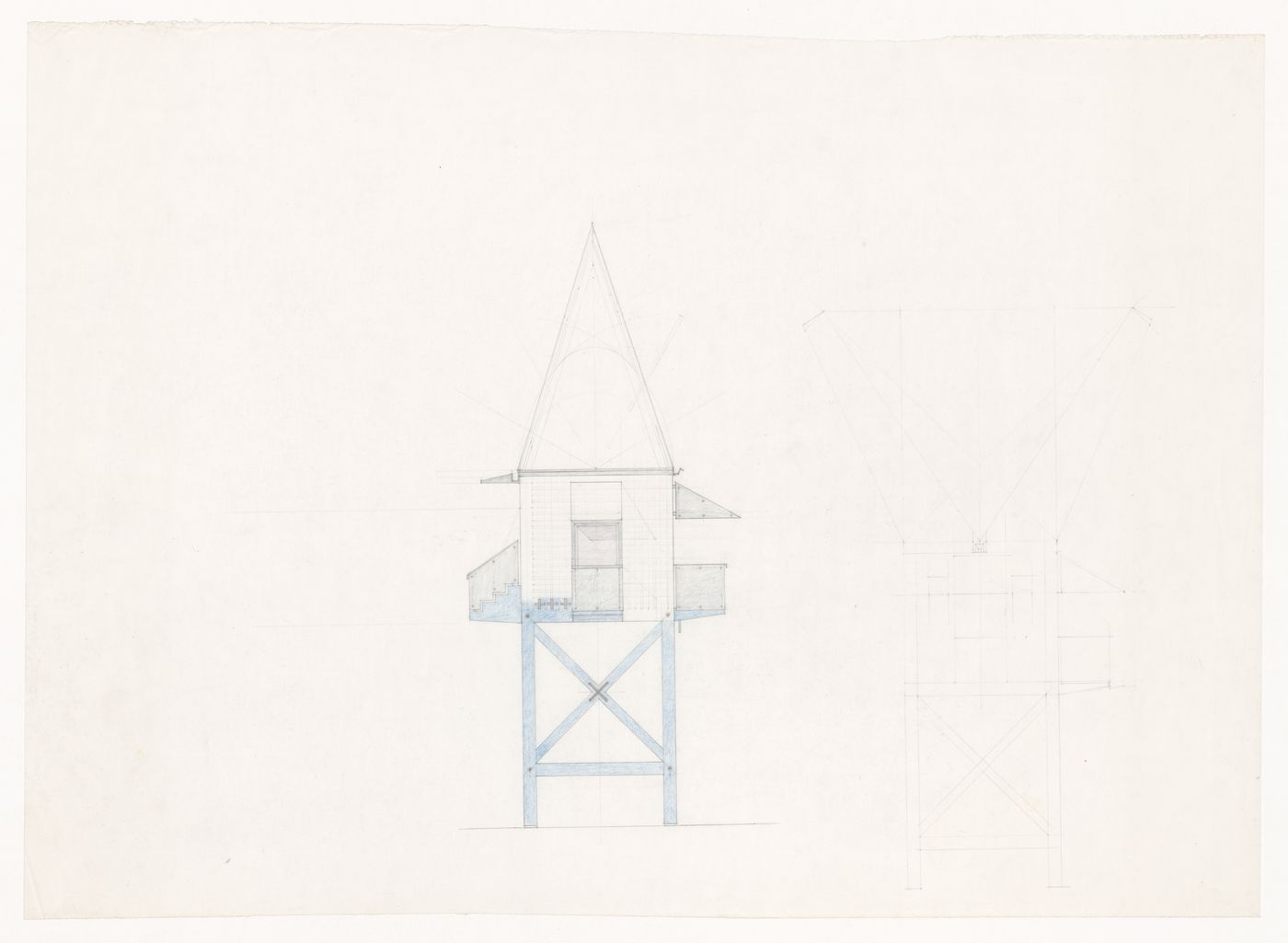 Elevations for House for a Poet