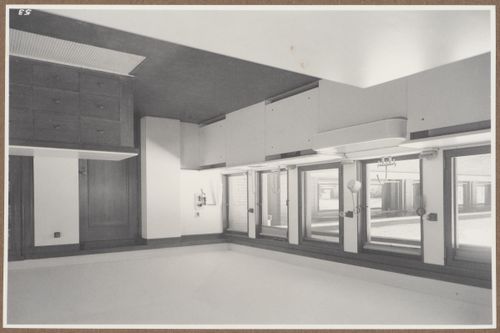 Interior view of Darwin D. Martin House showing the kitchen, Buffalo, New York
