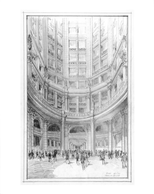 Eaton's Building, Toronto - Oval exterior entrance