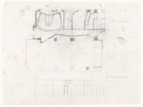 Floor plan and elevation for Studio Frea, Milan, Italy