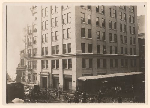 View of Habicht & Braun Nut Factory, Hudson and Laight Streets, New York, New York, United States