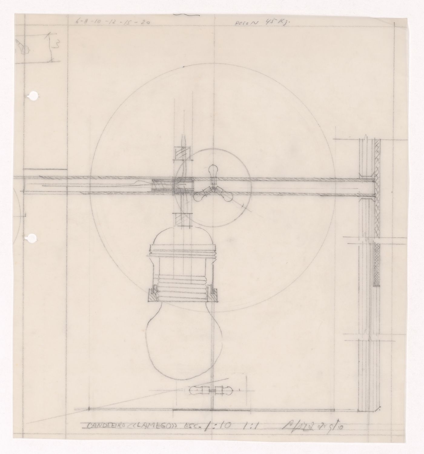 Lamego Lamp plan for Banco Pinto & Sotto Mayor, agência e clube, Lamego, Portugal