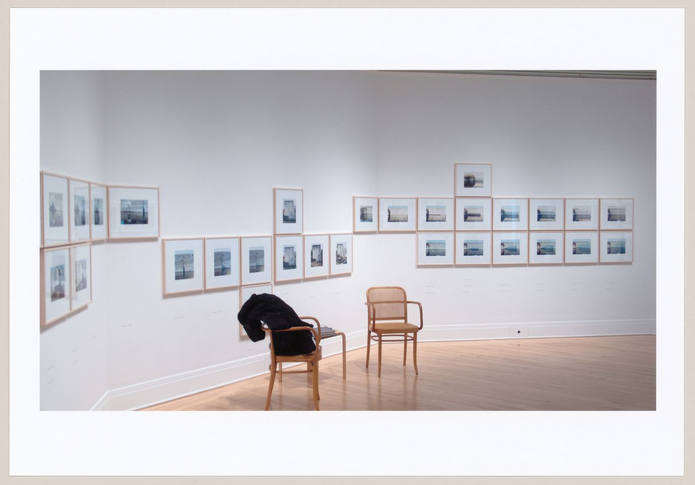 Installation view of the CCA exhibition "Carlo Scarpa's Tomba Brion: Photographs of Guido Guidi, 1997-2007" , Montreal