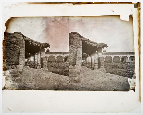 Stereograph of Mission San Juan Capistrano, California, United States of America