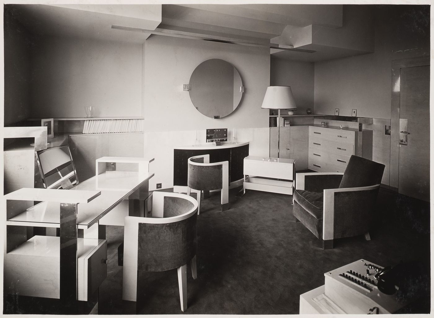 Vue du boudoir, Villa Cavrois à Croix, France