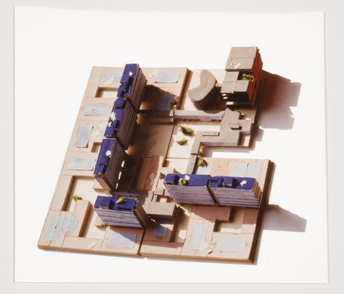 Centre de calculs électroniques Olivetti, Rho, Italie : Vue d'une maquette d'ensemble