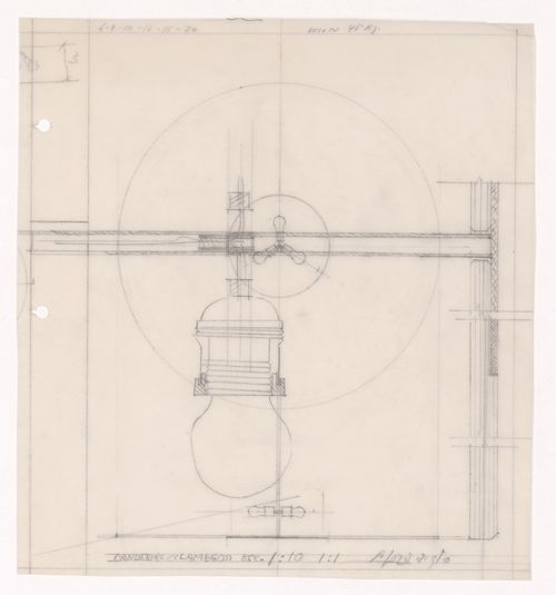 Lamego lamp plan for Banco Pinto & Sotto Mayor, agência e clube, Lamego, Portugal