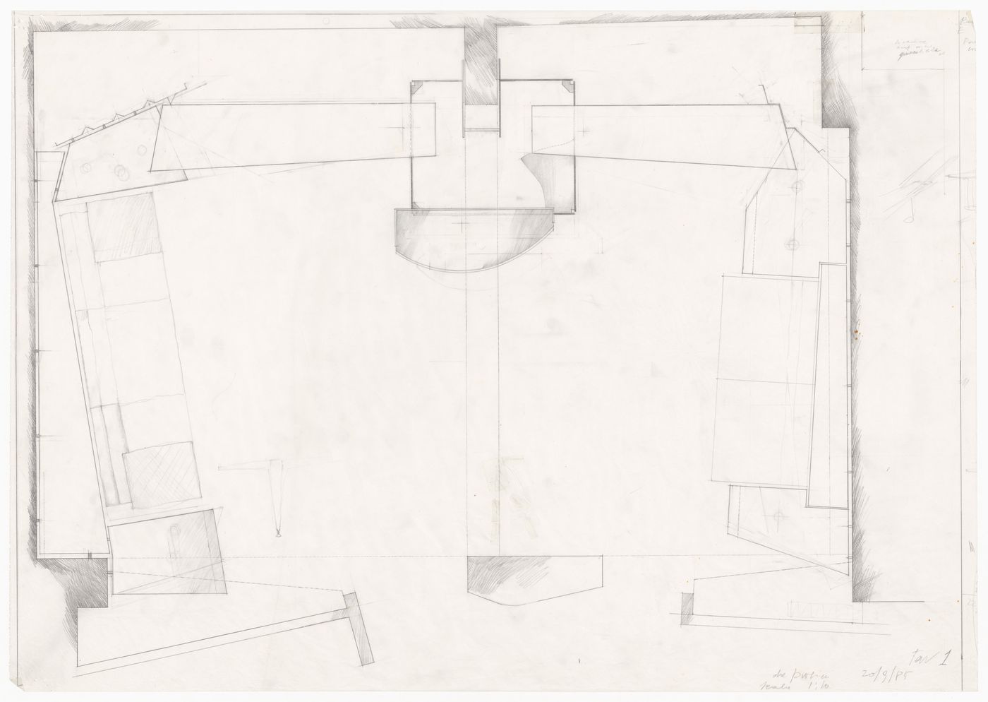 Plans for Casa De Paolini, Milan, Italy