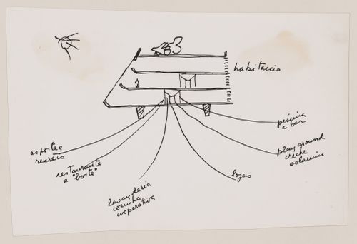 Photograph of drawing of Hotel Regente, Rio de Janeiro, Brazil
