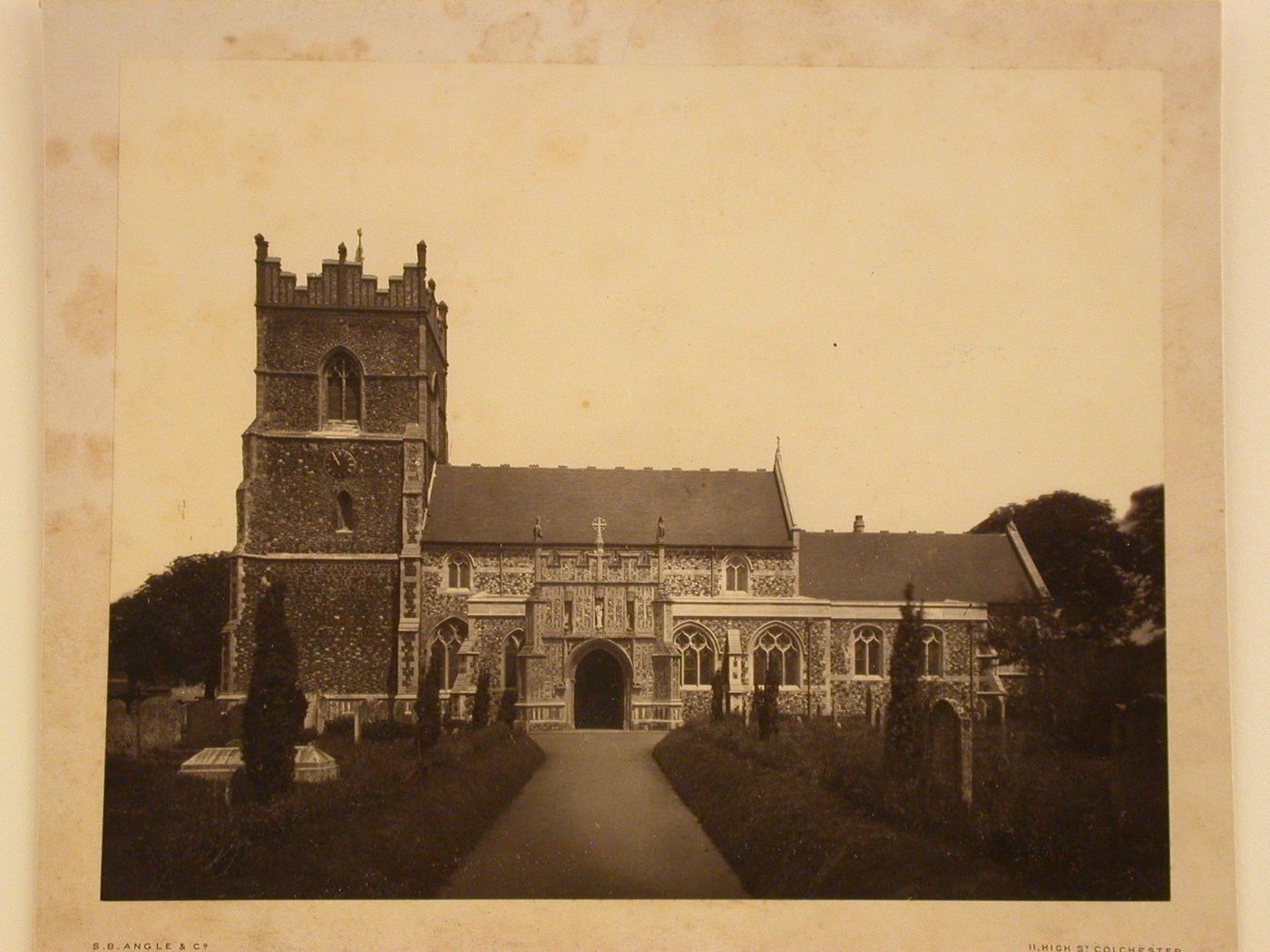 View of the Church of St. Mary the Virgin, Ardleigh, Essex, England
