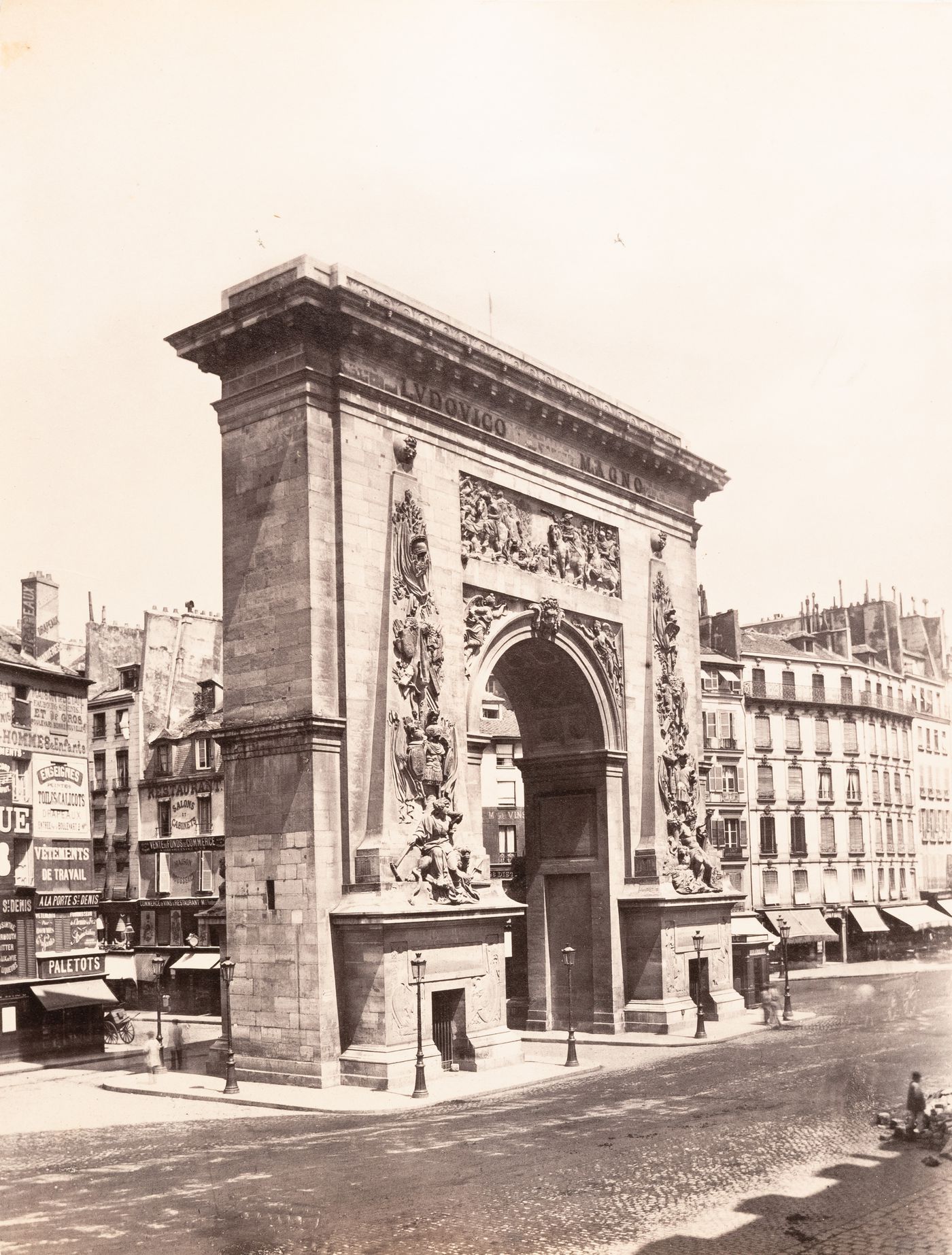 Plate from album ''Buildings, parks and streets of Paris, Versailles and environs, France''