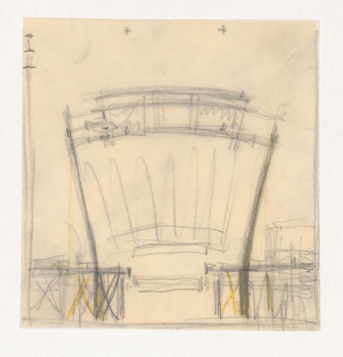 Sketch plan for an auditorium for the Metallurgy Building, Illinois Institute of Technology, Chicago