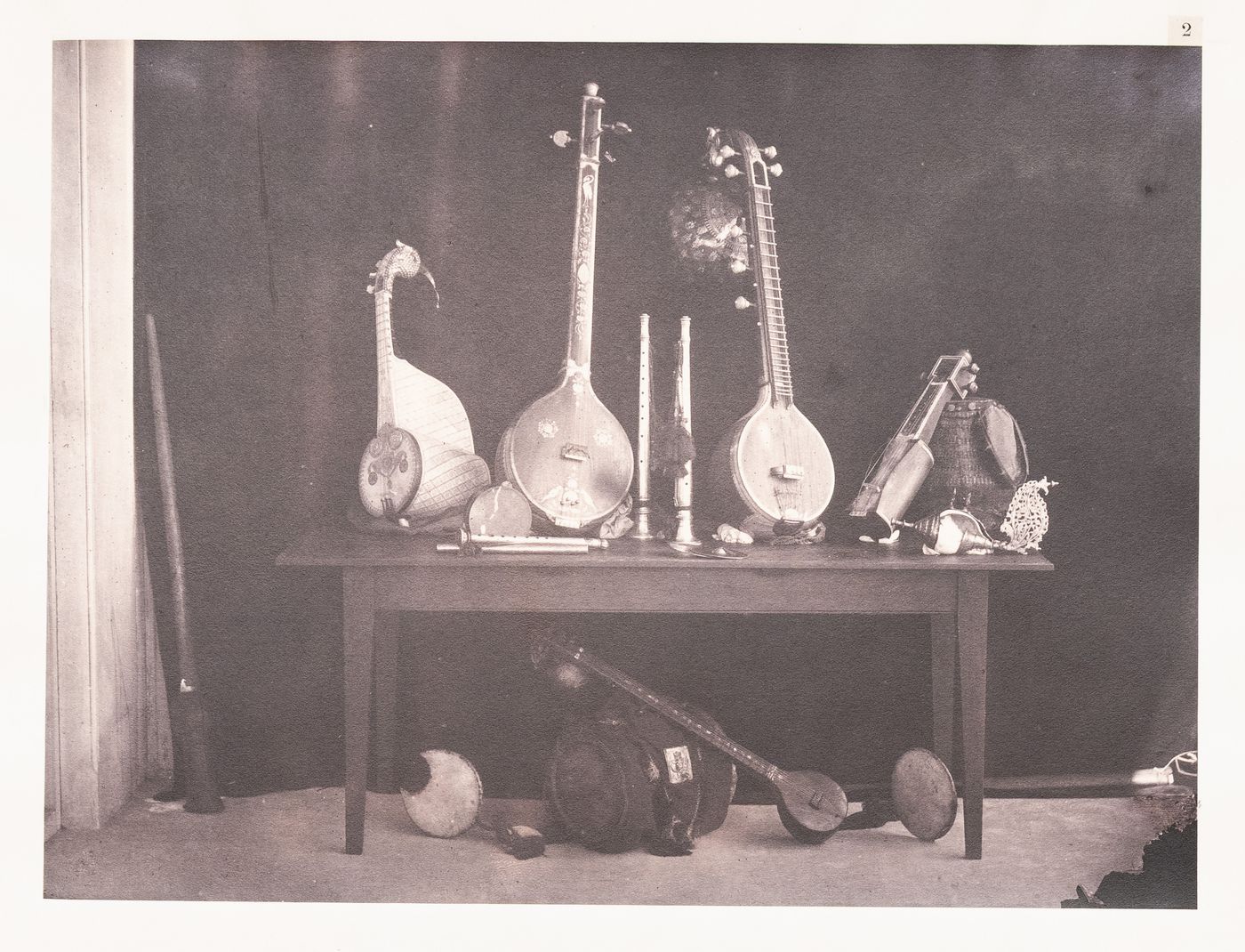 Poodoocottah.  Musical instruments.