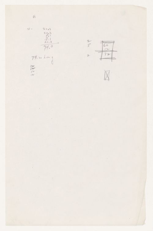 Space calculations, possibly for Illinois Institute of Technology