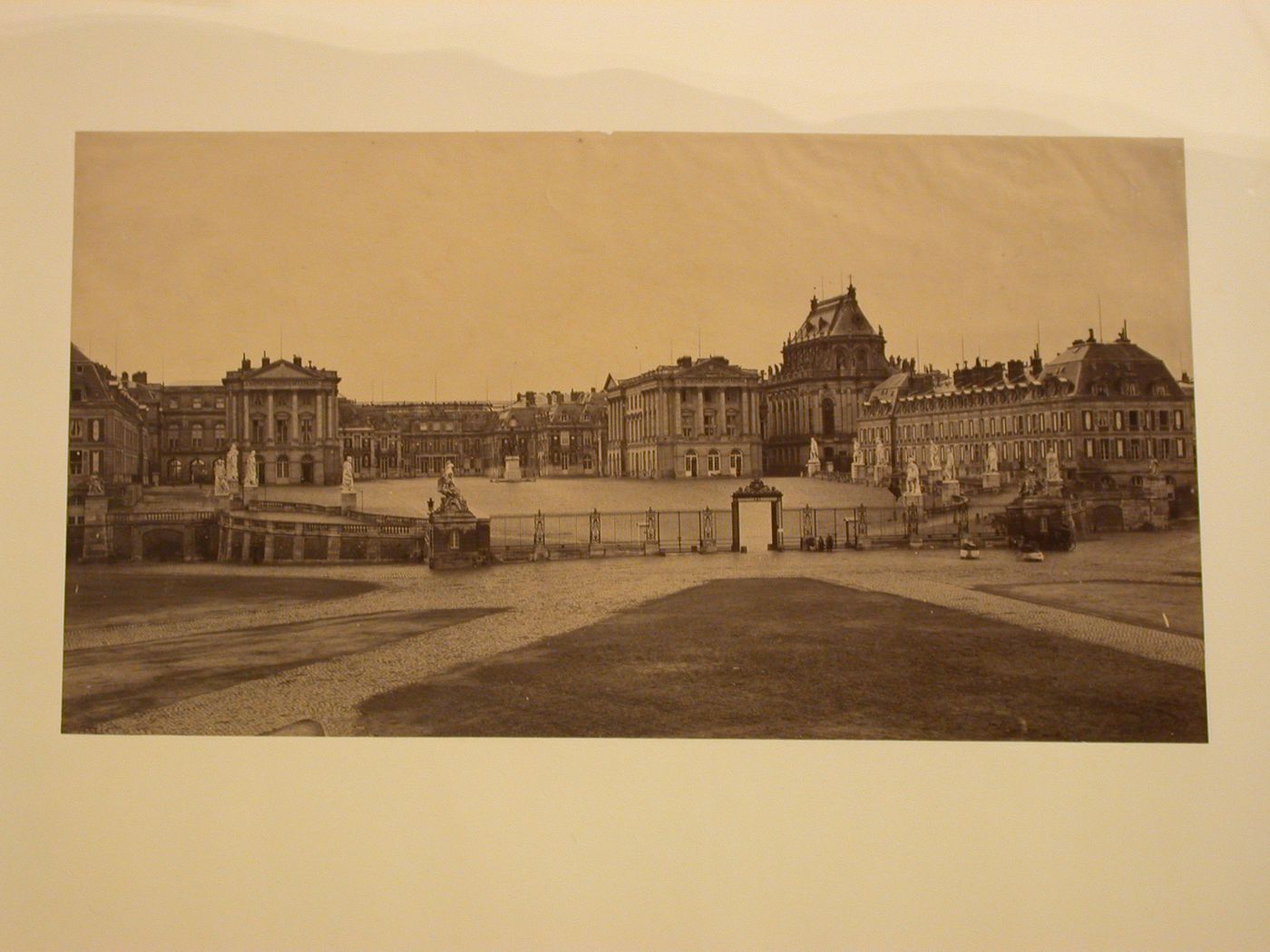 General view of façade, Cour Royale, Versailles, France