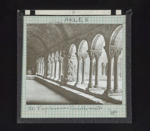 View of cloister of Saint-Trophime, Arles, France