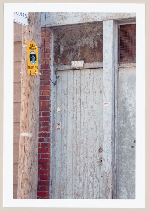 View of the CCA surrounding neighbourhood, Montreal