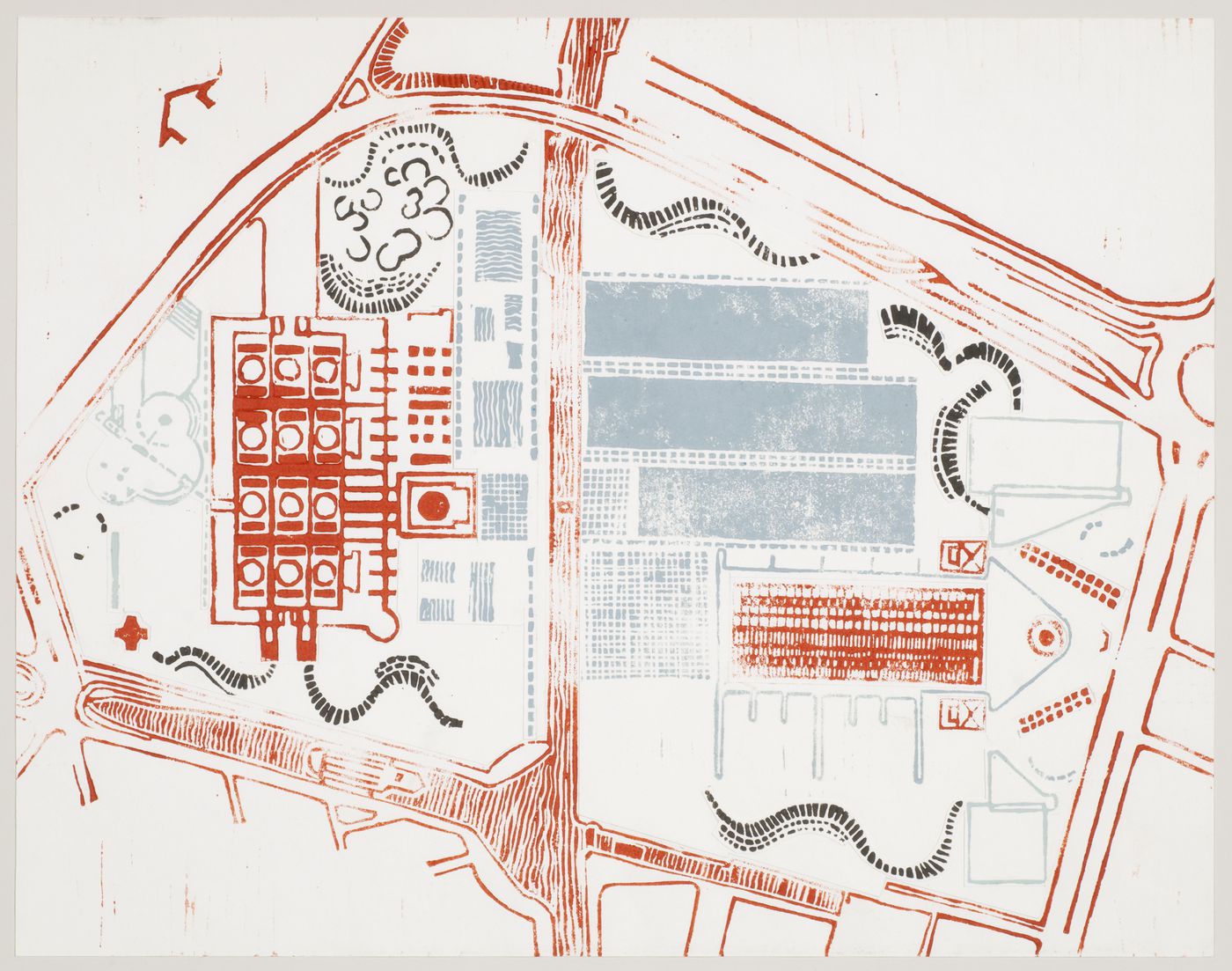 Parc de la Villette, Paris, France: site plan