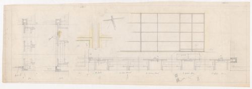 Details of windows for Banco Borges & Irmão II, Vila do Conde, Portugal