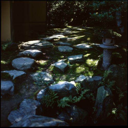 Stepping stones, Katsura Rikyu (also known as Katsura Imperial Villa), Kyoto, Japan
