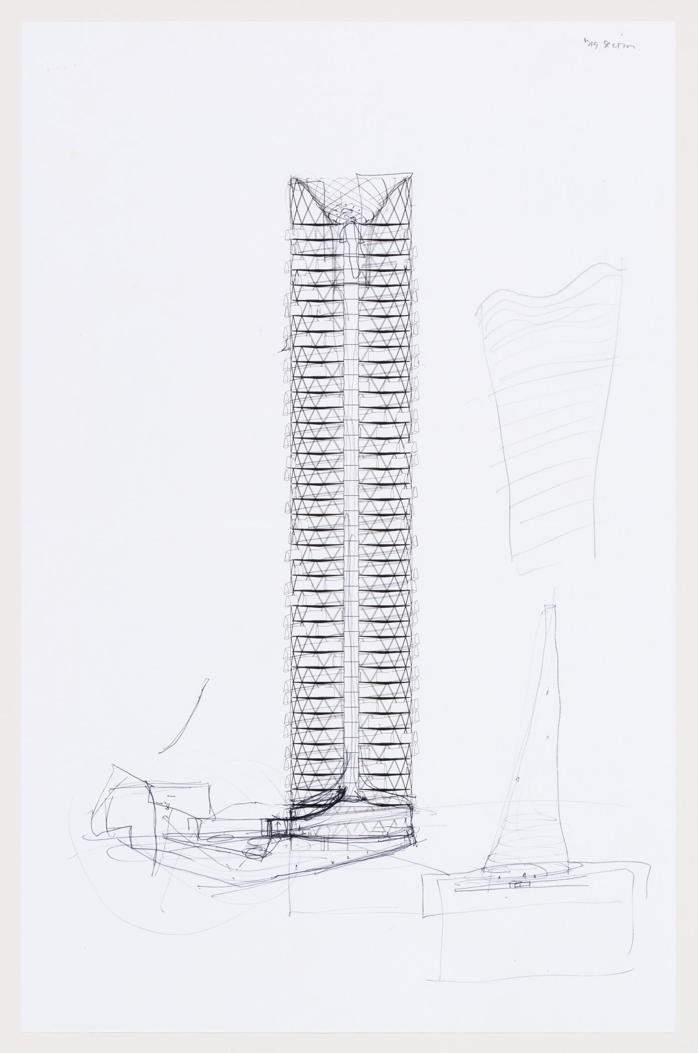 Carbon Tower: section study